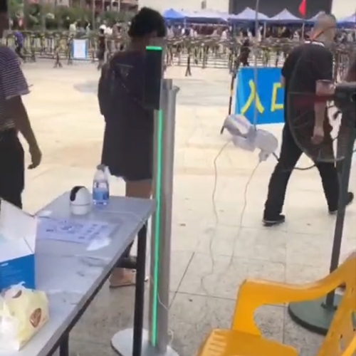社區大規(guī)模測溫篩查